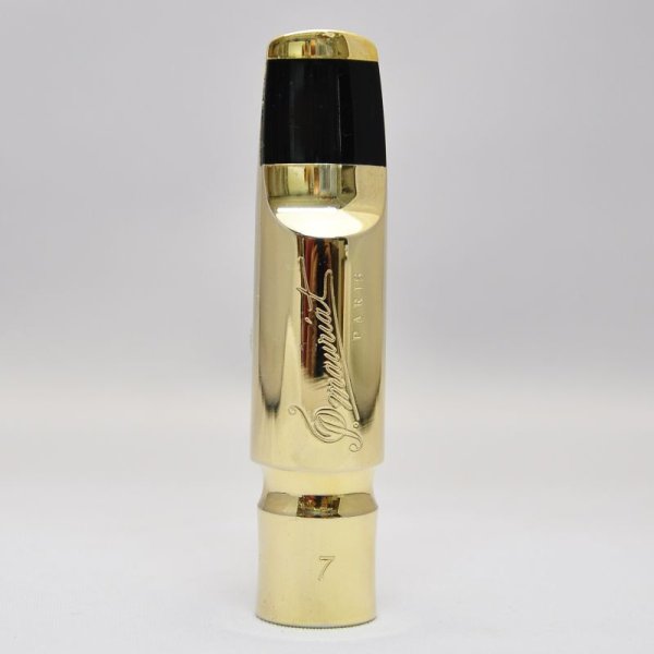 画像2: P.モーリア メタル #7 リガチャー+キャップ付き (2)