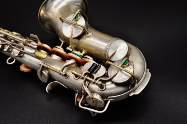 画像11: king  H.N.WHITE モデル カーブドソプラノサックス (11)